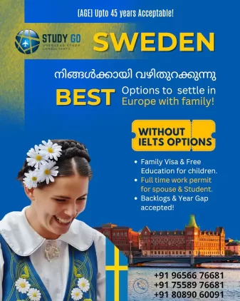 Sweden Latest Study Abroad Update